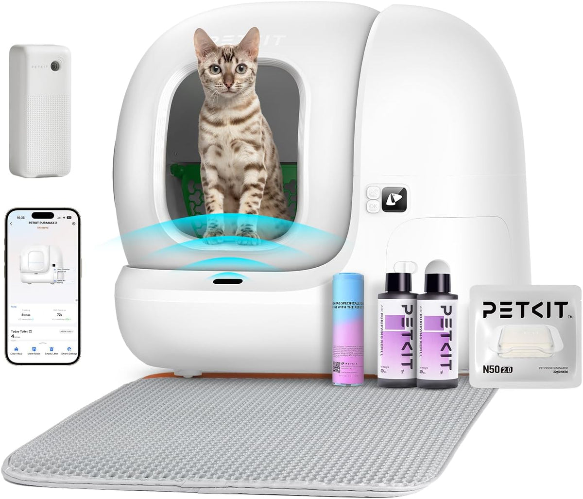 PETKIT PURA MAX Self Cleaning Cat Litter Tray [Premium Bundle