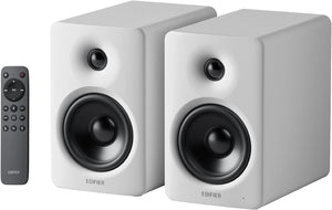 Edifier M90 Compact Bookshelf Speakers, Hi-Res Audio, LDAC, 100W RMS, White