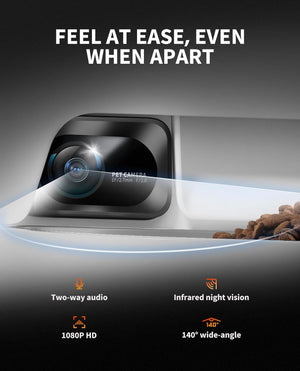 PETKIT YumShare Dual-hopper Automatic Feeder with Camera