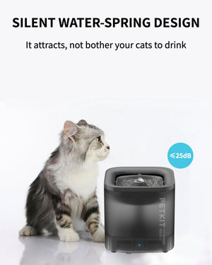 PETKIT Cat Water Fountain for Drinking, EVERSWEET SOLO SE -- Grey