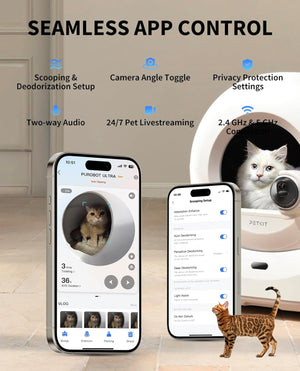 [Deal]PETKIT PUROBOT ULTRA Self Cleaning Cat Litter Tray with AI-Powered Camera