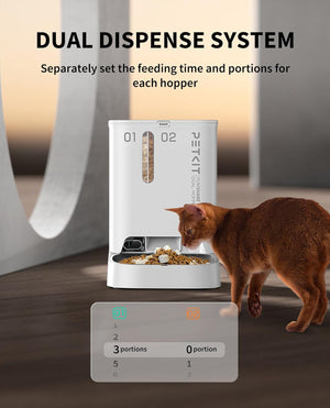 PETKIT YumShare Dual-hopper Automatic Feeder with Camera