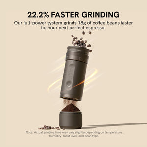 OutIn Fino Portable Electric Coffee Grinder with 28 Precise Grind Settings