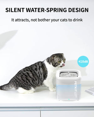 PETKIT Cat Water Fountain for Drinking, EVERSWEET SOLO SE -- White