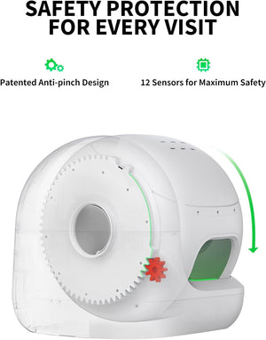 PETKIT PUROBOT MAX PRO AI-Camera Self Cleaning Cat Litter Box