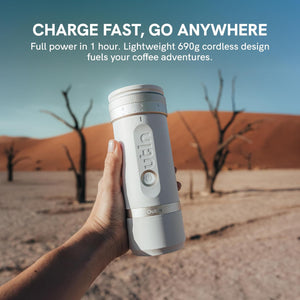 OutIn Fino Portable Electric Coffee Grinder with 28 Precise Grind Settings