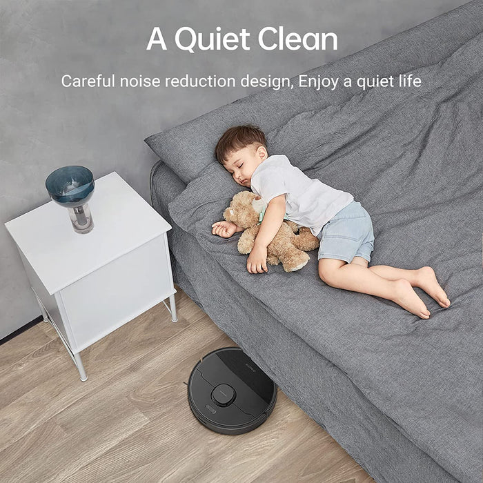 Dreame D10 Plus Robot Vacuum Cleaner and Mop with 2.5L Self Emptying  Station, LiDAR Navigation Obstacle Detection Editable Map, Suction 4000Pa,  170m Runtime, WiFi/APP/Alexa, Brighten White