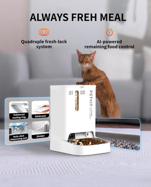 PETKIT YumShare Dual-hopper Automatic Feeder with Camera