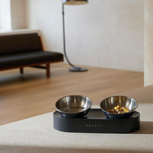 [Deal] PETKIT Cat Bowls with Stand Tilted