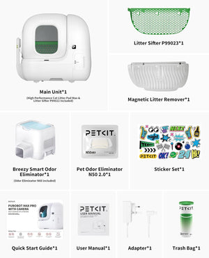 PETKIT PUROBOT MAX PRO AI-Camera Self Cleaning Cat Litter Box